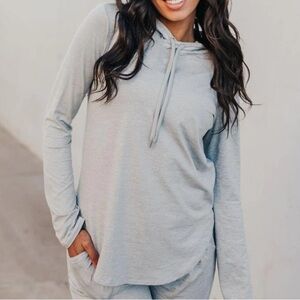 Senita Athletics Gray Weekend Hoodie